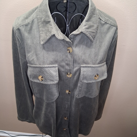 NWOT Democracy Olive Utility Jacket - Picture 3 of 12